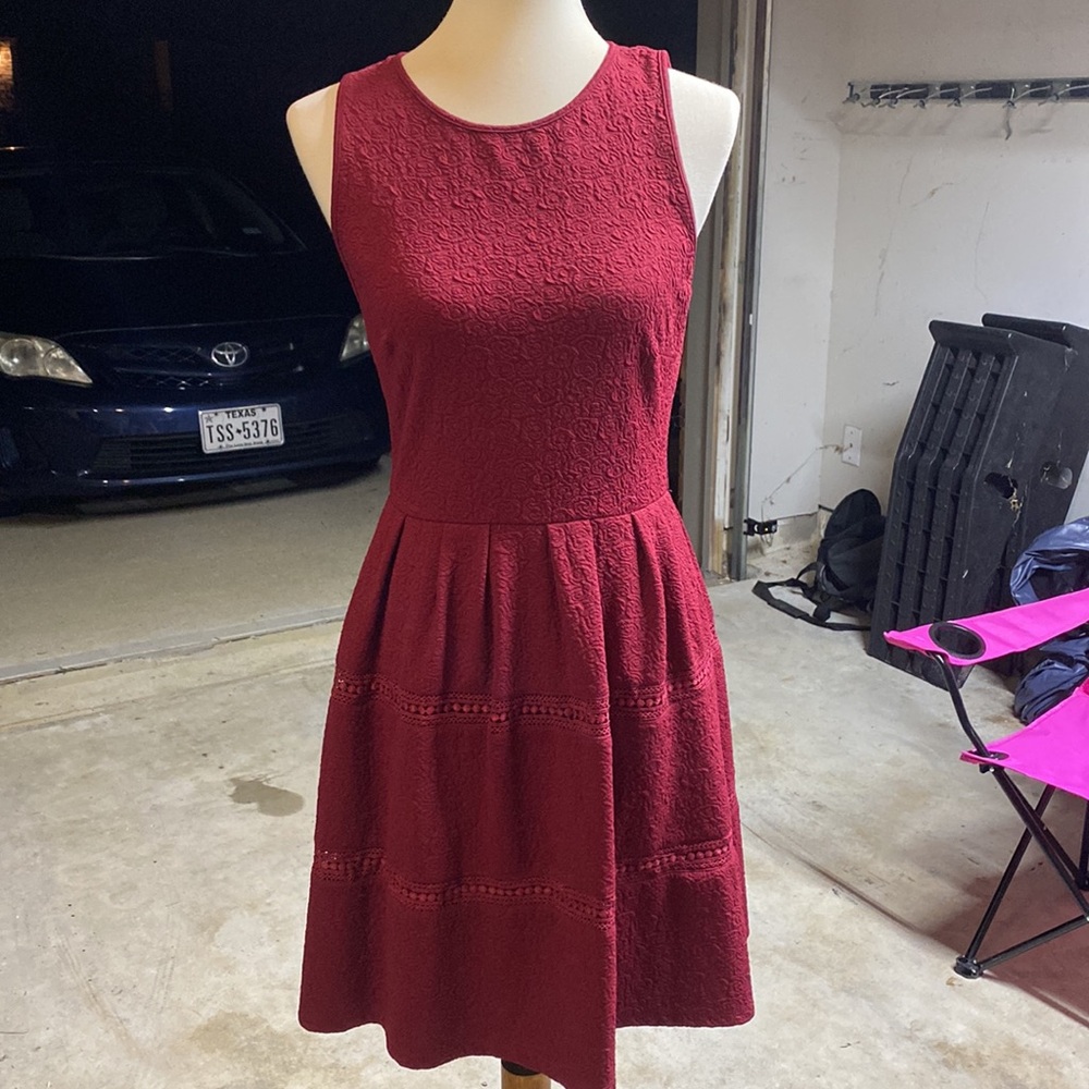 Altard State burgundy dress